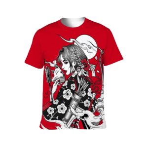 Geisha Sakura Kunoichi Red