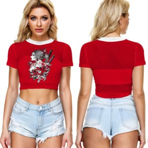 Geisha Sayuri Samurai Crop Top