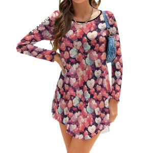 Bambi Joyful Hearts Casual Dress